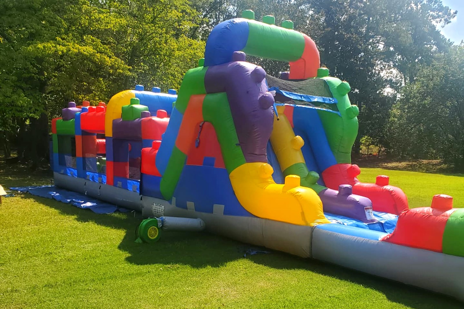 Carolina Gauntlet 42 party rental set up for an event in the Swansea SC area